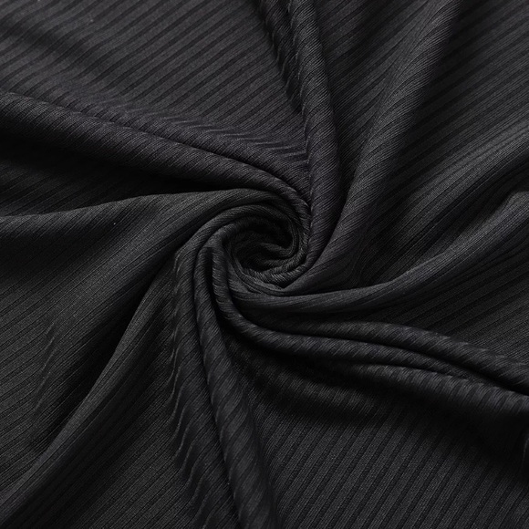 ✨SEQUIN MESH SLEEVES BLACK MOCK NECK KNIT TOP-NEW - Picture 9 of 10